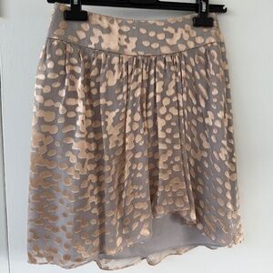 Club Monaco silk mini skirt